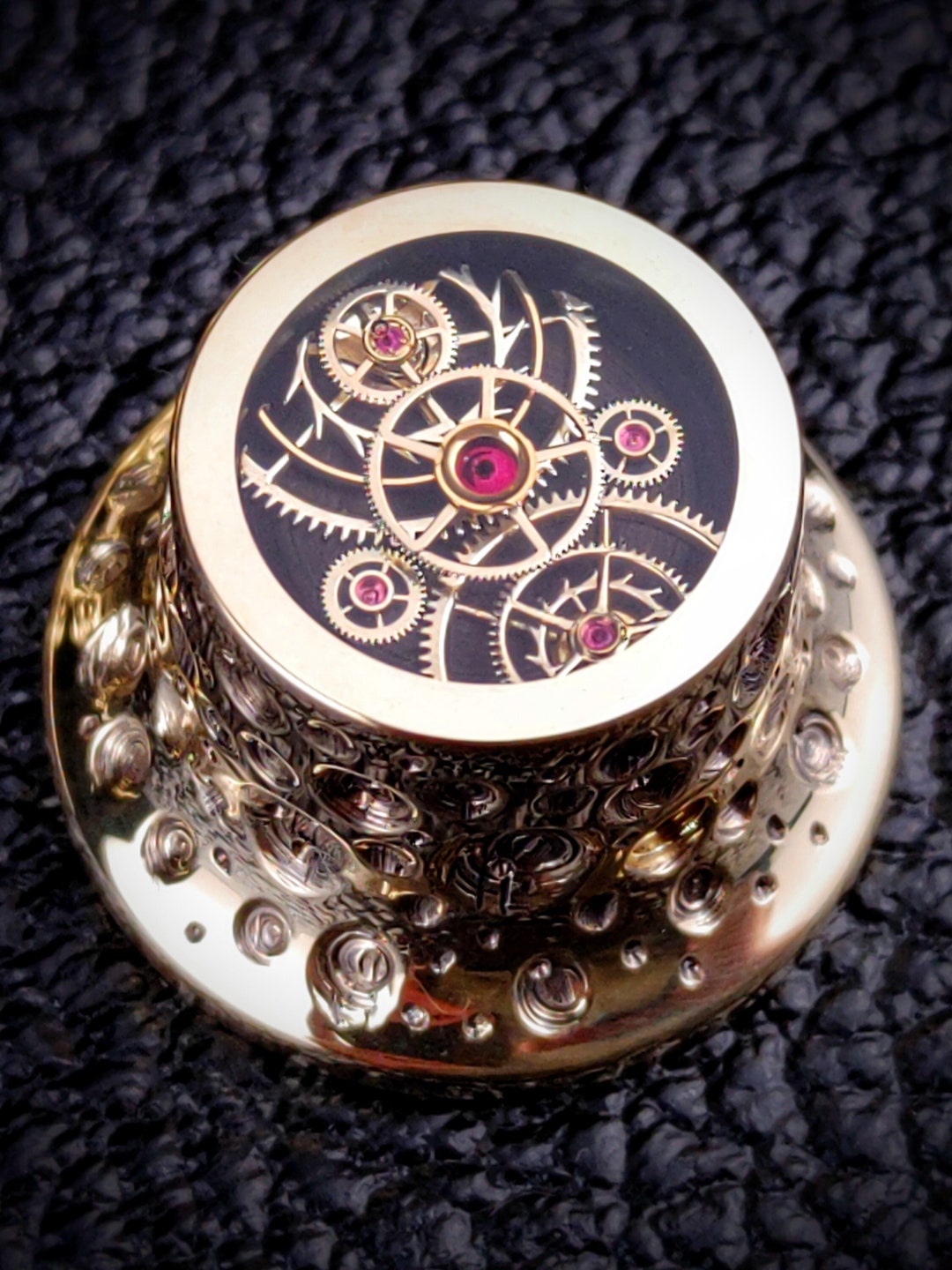 Custom Guitar Knob Set Chrono V2 Knobs With Moon Addition Etsy