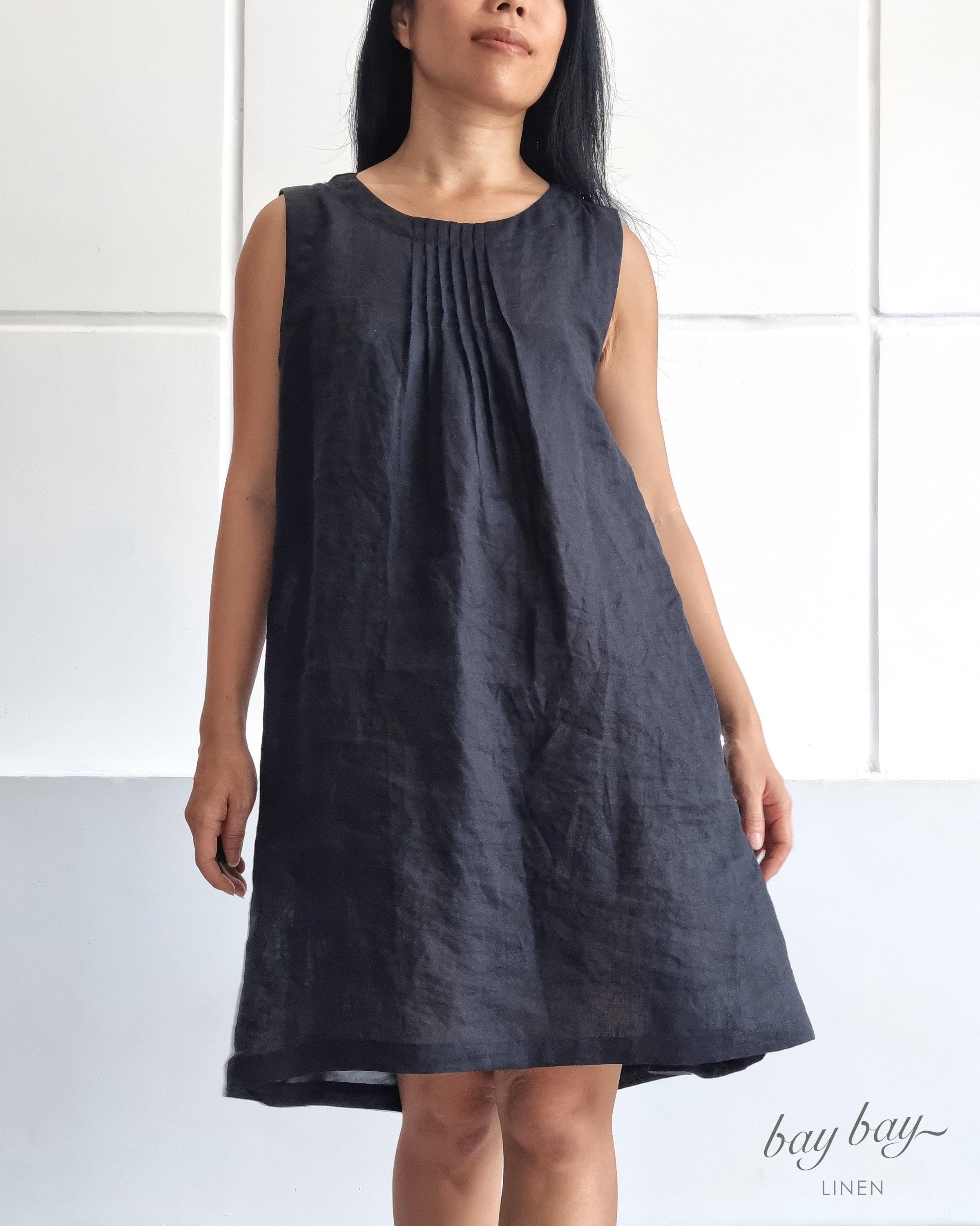 eileen fisher linen dresses Cuff Sleeve Organic Shift Dress in Fuchsia at Nordstrom, Size X-Large By EILEEN FISHER exclusively for Garnet Hill Ballet neckline On Eileen Fisher Women's V-Neck Cami