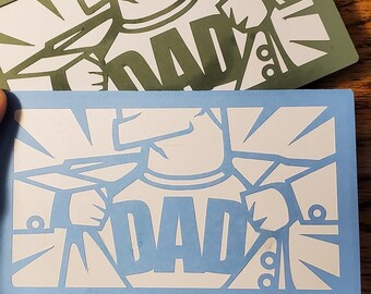 Super Dad Blank Card