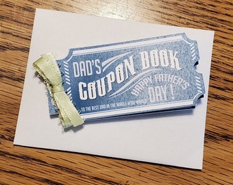 Father's Day Coupon Book