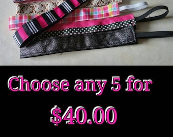 5 for 45 YOU CHOOSE Non-Slip Headband Promotion, No Slip Headbands, Headbands, Hair Accessories, Work out Headbands, Headbands, Swanky Bands