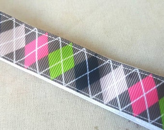 Colorful Argyle no Slip Headband, Non slip Headband, Running headband, Fitness, Argyle print, colorful headband, Swanky bands