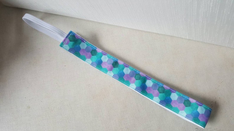 Cool Tone octagons No slip headband, non slip headband, running headband, swanky bands, purple and teal headband, headbands, hair accessorie image 3