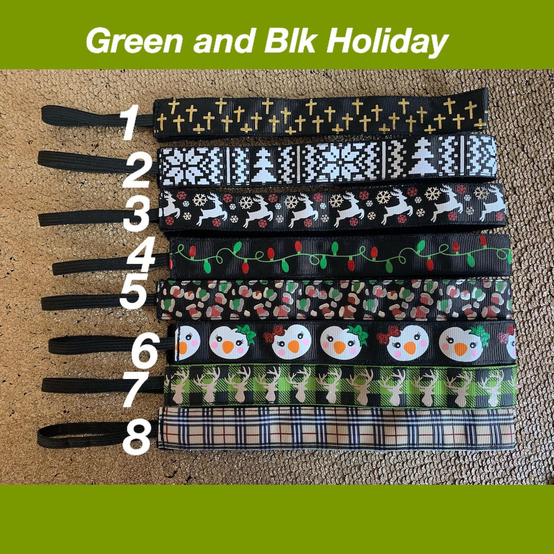 Holiday Headbands, Non Slip Headbands, No Slip Headbands, Reindeer