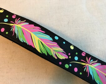 Bold and bright feather non slip headband