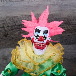SPIKEY Killer Klown 18 Inch Horror Art Doll Handmade From Outer Space Cult Gift Horror