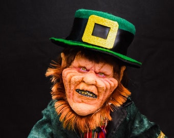 LEPRECHAUN 16 Inch Horror Art Doll Handmade Irish Horror Cult