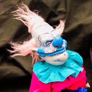 Blue Killer Klown 18 Inch Horror Doll From Outer Space Cult