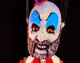 SID HAIG Captain Spaulding 20"  Tall Marionette Rob Zombie House of 1000 Corpses, Devils Rejects, Three From Hell Movie Creepy Clown Horror