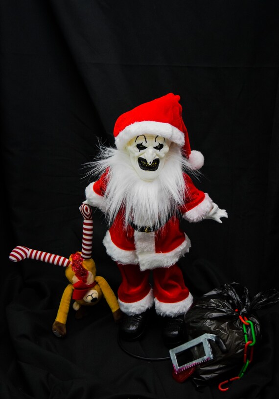 EVIL Clown Santa Claus 18 Inch Horror Art Doll Cult Christmas - Etsy