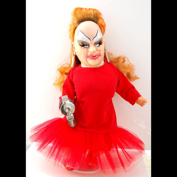 DIVINE 17 Handmade Drag Queen Doll John Waters Pink Flamingos Movie Fan Cult Figure Fan Etsy Canada