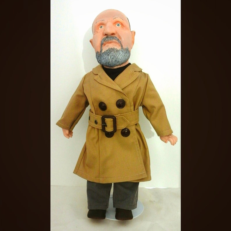 Donald Pleasence 17 Horror Art Doll, Cult Film Figure, Scary Slasher Movie Fan, Gift Horror Fan, Haunted House, Horror Collector Fandom image 5