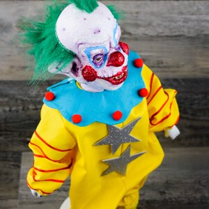 Killer Klowns From Outer Space SHORTY 18 Inch Horror Art Doll Cult Gift Alien Circus Clowns image 5