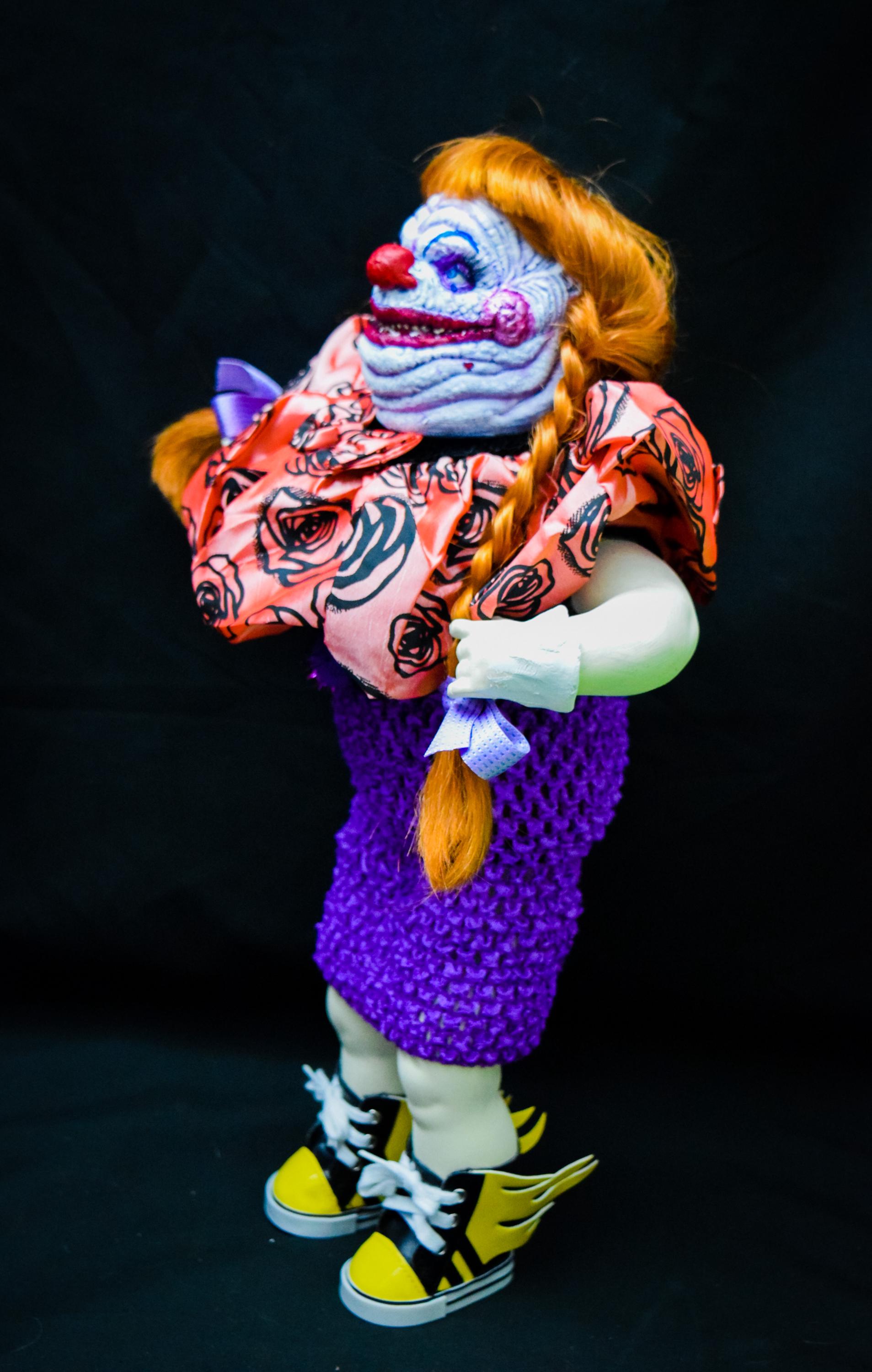 TRIXIE Killer Klown 18 Inch Horror Art Doll From Outer Space Cult