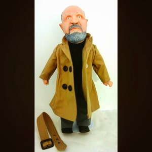 Donald Pleasence 17 Horror Art Doll, Cult Film Figure, Scary Slasher Movie Fan, Gift Horror Fan, Haunted House, Horror Collector Fandom image 6