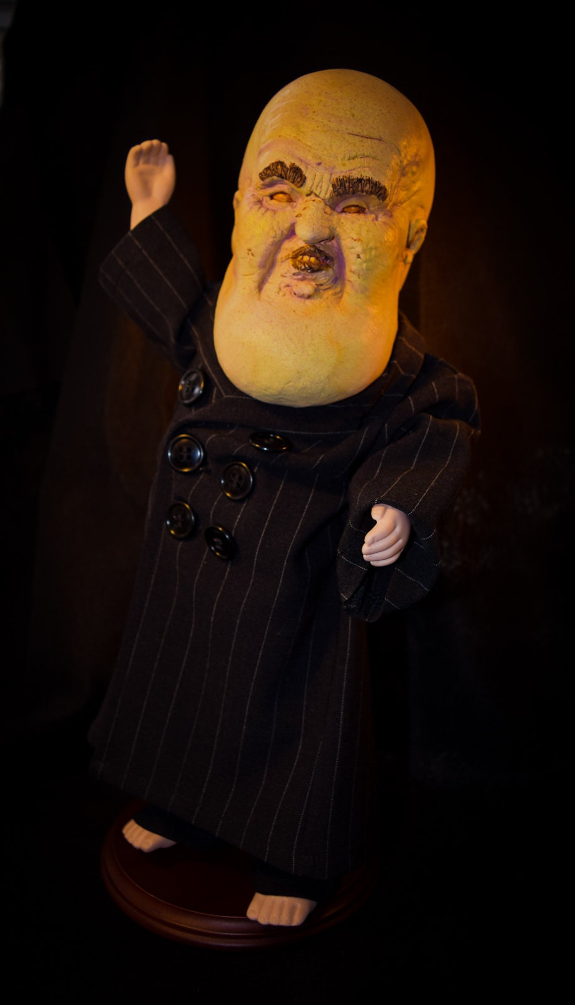 Yellow Eyed Demon 18 Inch Horror Art Doll Shadow King Amahl Etsy