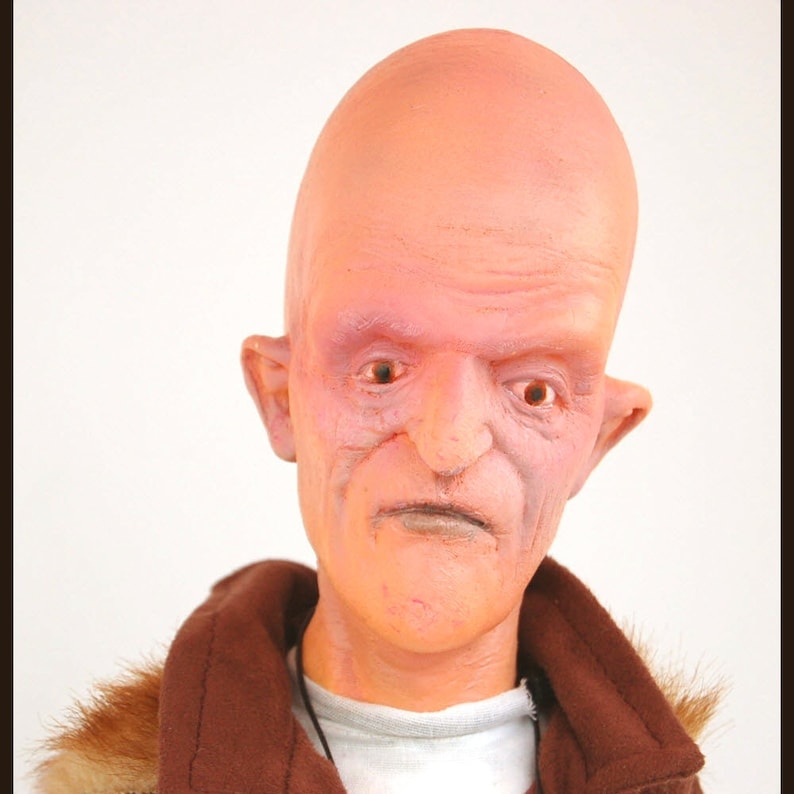 Michael Berryman Handmade Horror Art Doll, Classic Craven, Hills Have Eyes PLUTO, Cult Film Figure, Gift Horror Fan, Sci-Fi, Haunted House image 1