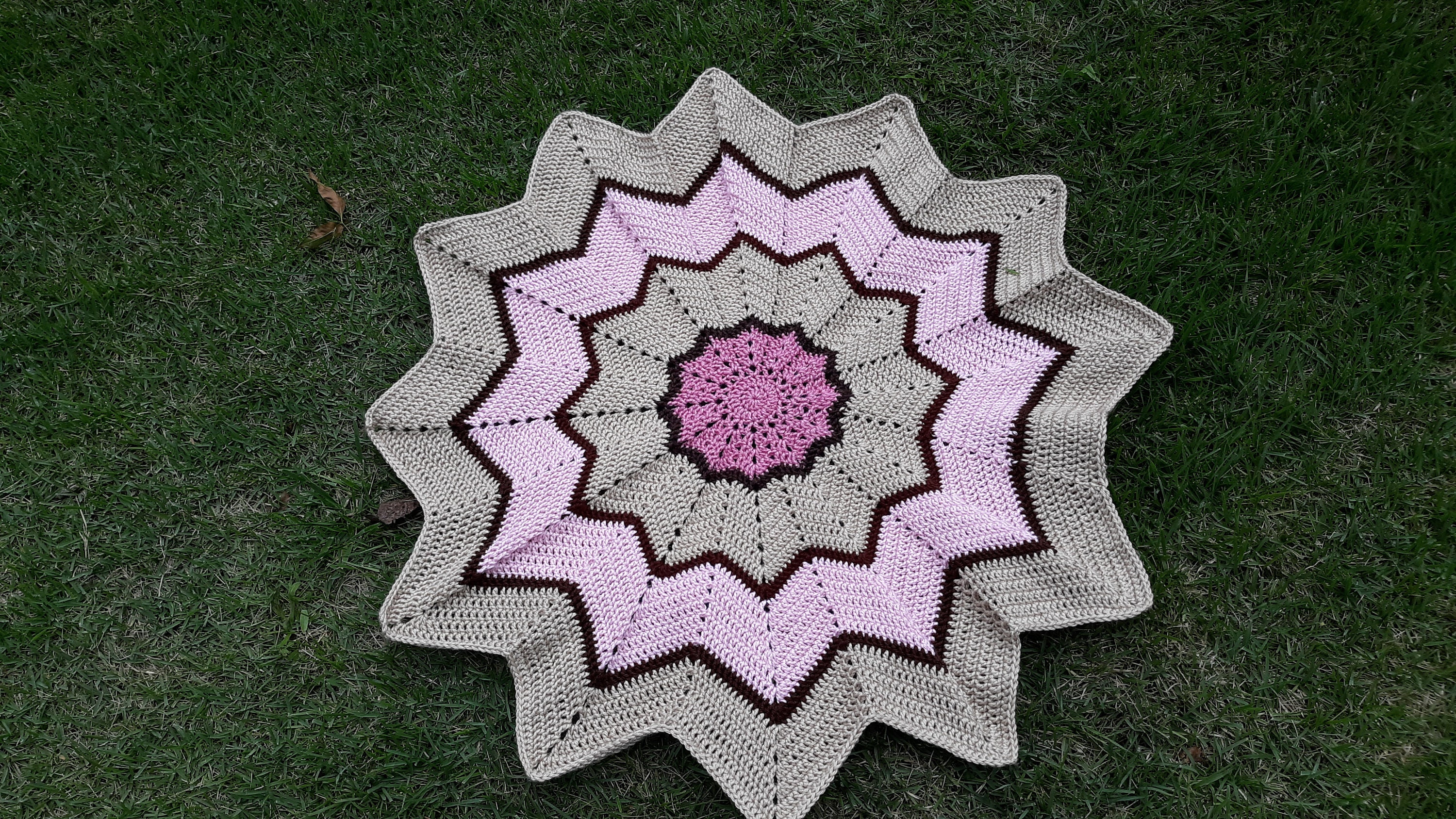 Pink 12 pointed star baby blanket Baby blanket Blanket Afghan | Etsy