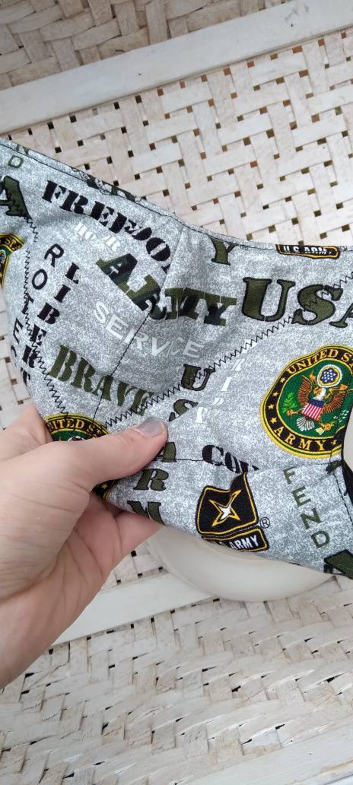 US Army All Cotton Bowl Cozy Microwavable Bowl Cozy Bowl Cozy Army Bowl