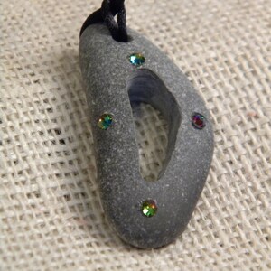Lake Erie stone necklace