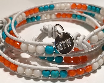 Bransoletka inspirowana drużyną Miami Dolphins