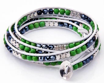 Bransoletka inspirowana drużyną Seattle Seahawks