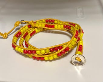 Bransoletka inspirowana Kansas City Chiefs