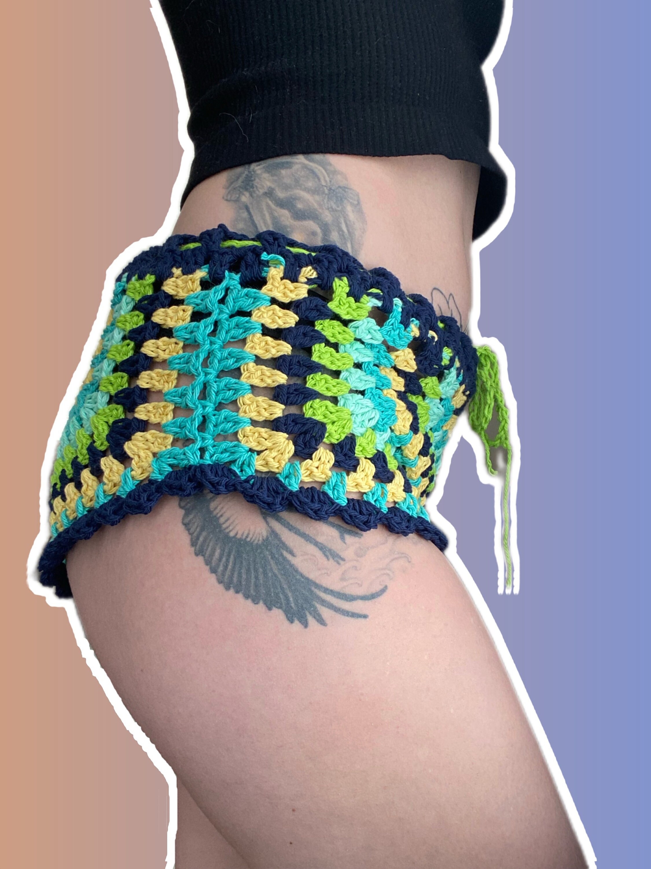 Crochet Shorts - Etsy