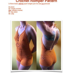 PATTERN: Crochet Romper