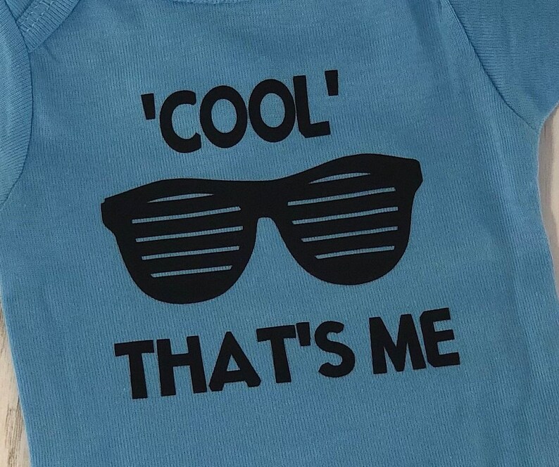 Baby bodysuit with Cool That/'s me and sunglasses baby girl boy or unisex perfect for a baby shower gift
