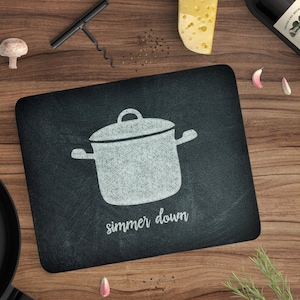 Simmer Down Cutting board,  Dishwasher Safe Made in USA Kitchen