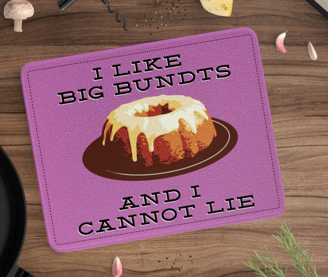 Custom Cutting Board Bundt Cake Meme Glass Cuttingboard Multiple - Main Image