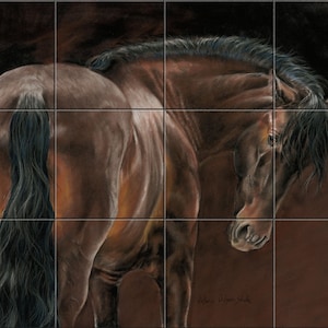 Jordano By John Robert Schultz Tile Mural Backsplash, Kitchen Home Décor, Artwork on Tiles, Decorative Tiles, Ceramic Tile Mural,