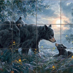 Time To Rest By Abraham Hunter  Tile Mural Backsplash, Kitchen Home Décor,  Tile Artwork  Decorative Tile, Ceramic Tile Mural