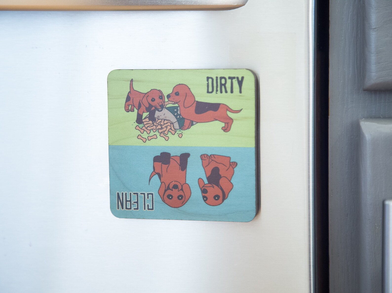 Dachshund Dirty Clean Dishwasher Dog Lover Etsy