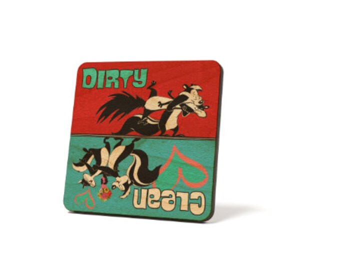 Funny Dirty Clean Dishwasher Vintage Wife Women Etsy