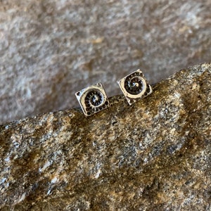 Sterling silver stud earrings 21-002
