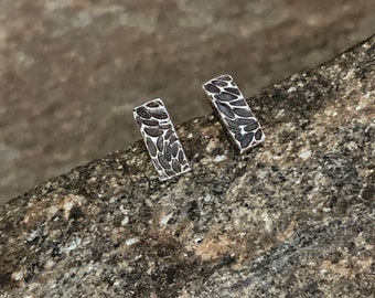 Sterling silver stud earrings- small