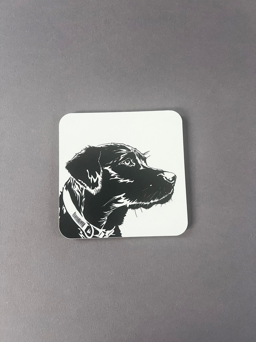 Labrador Coasters Labrador Puppy Coaster: Melamine Dog Gift, UK Made - Small Christmas ...