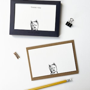 Westie Grußkarten - Letterpress - Grußkarten - Dankeskarte - Blankozettel - Einfach so - Einladung - Lebensende