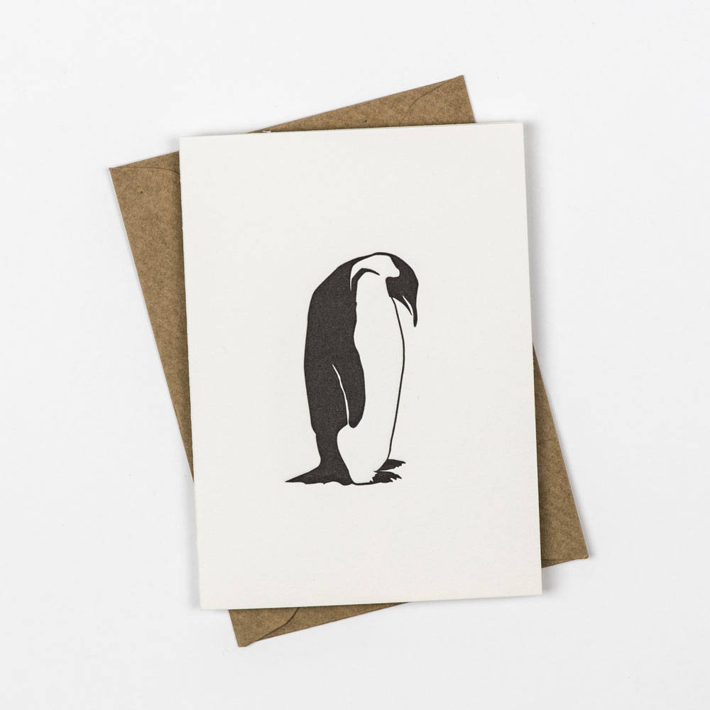 Sympathy Card Sorry Cards Cancer Card Emperor Penguin - Etsy
