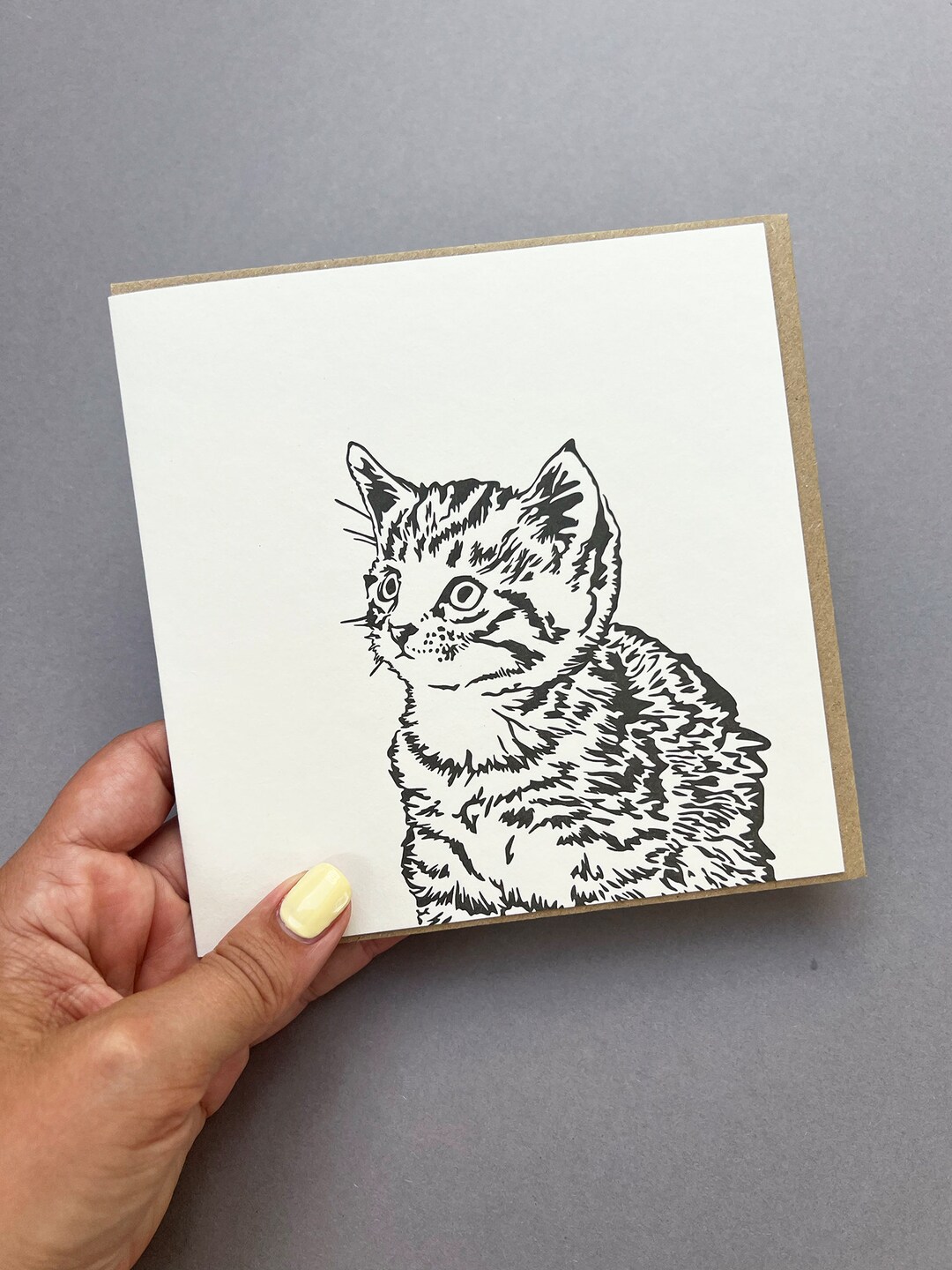 Cute Card Cute Cat Kitten Card Cat Birthday Card Kitten Birthday Card Cat Love Cute Cat Card