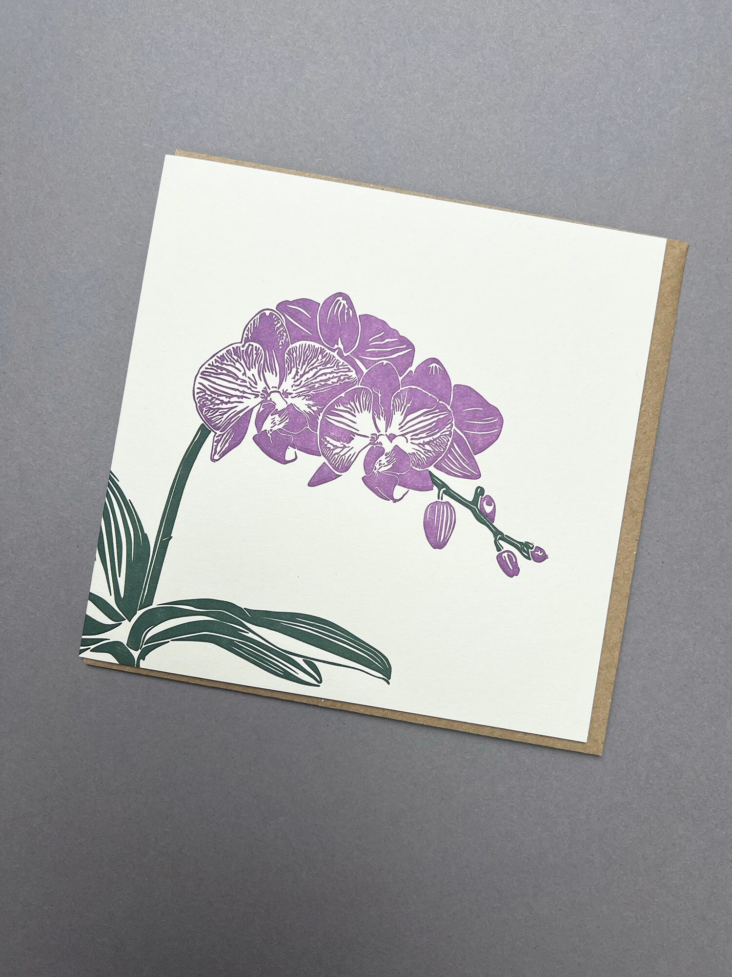 Orchid Card Instructions (Shipped)
