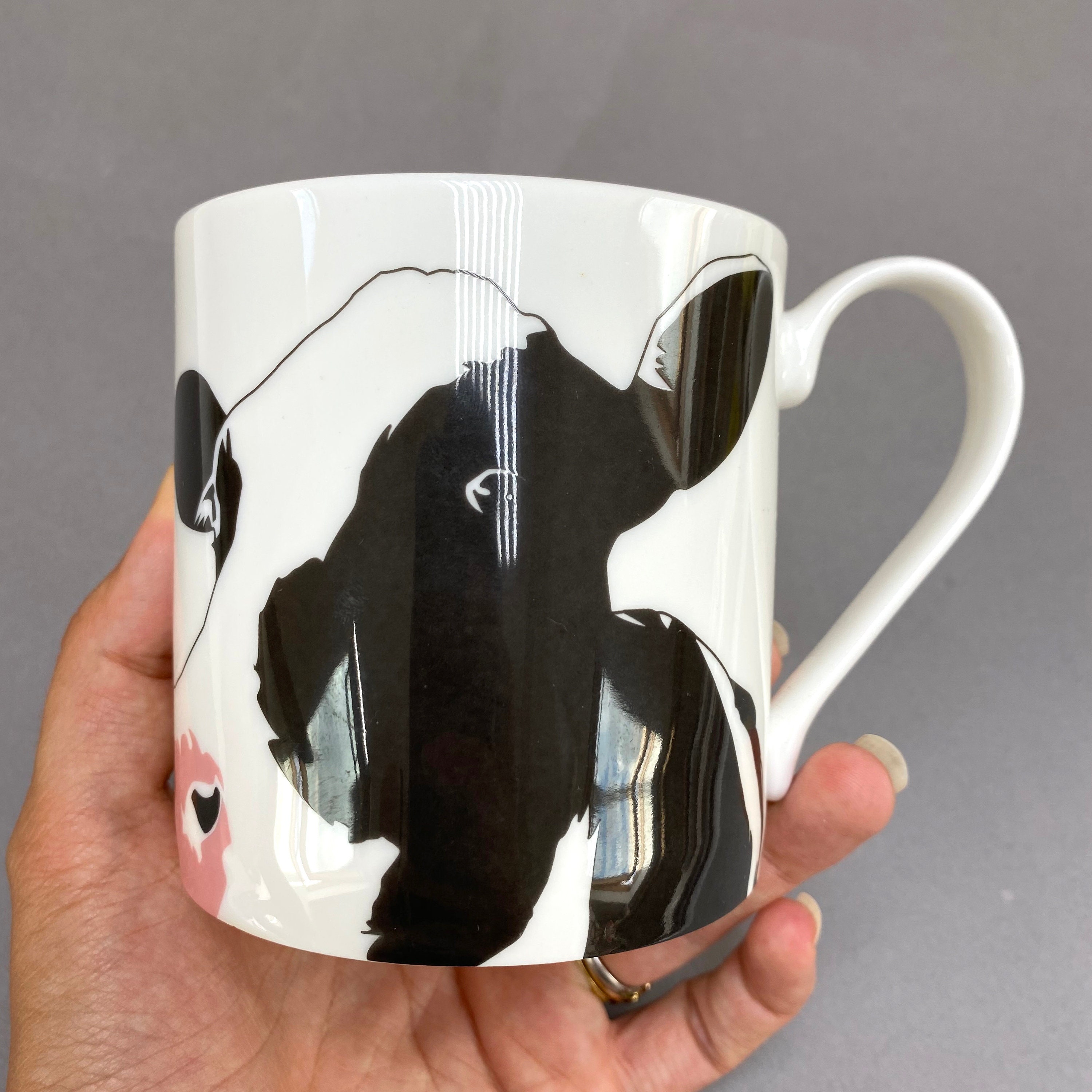 Cow Mug Mug Dairy Cow Mug Mug for a Farmer Dairy Cow Etsy