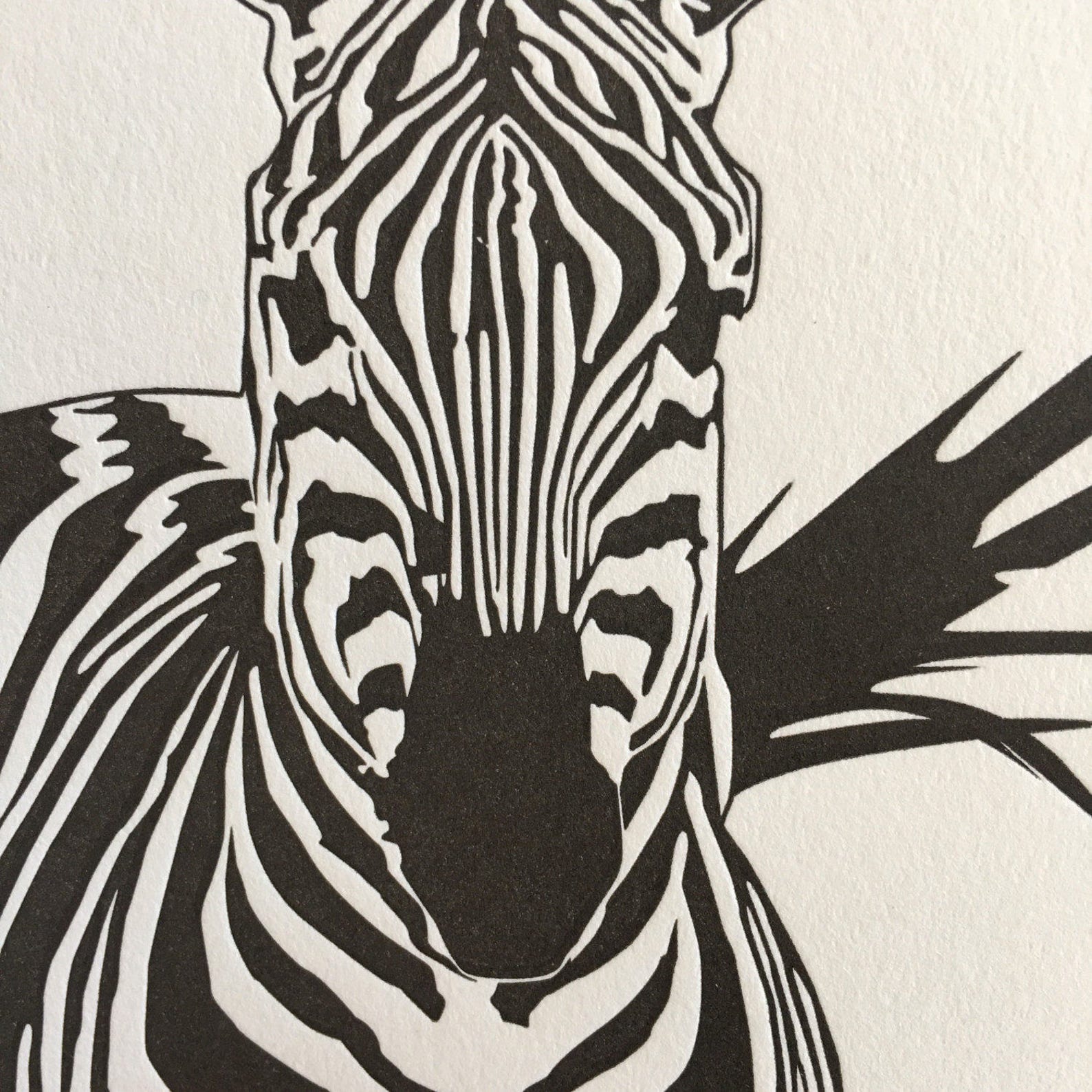 Hochzeit Dankeschön-Karte Zebra-Druck-Karte Luxus-Karten | Etsy