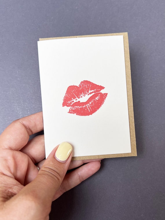 Kisses Note Card Kisses Note Card