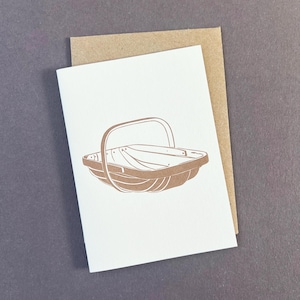 Carte Trug - Carte d'anniversaire - Cartes typographiques - Petites cartes - Carte de jardinage - Carte pour elle - Carte pour lui