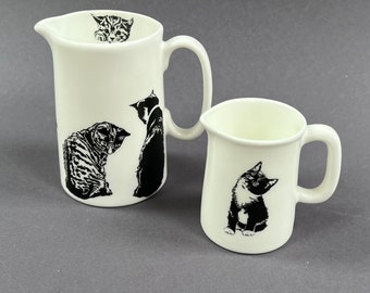 Kitten Fine Bone China Jug - Molly and Maud - Cat Lover Gift