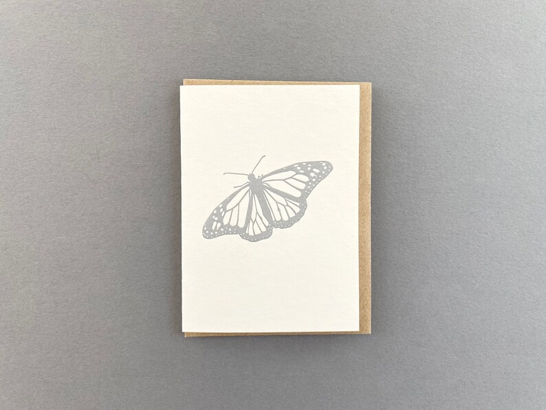 Thank you notes Metallic Insects Card Set Insects card bug cards letterpress Gift tags Gift cards Christmas note card bee image 7