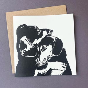 Dackel Cuddles - Jubiläumskarte - Valentinstag Karte - Hochzeitskarte - Kuschelwelpen - Hochzeitstag - Jahrestag - Ehemann - Welpenliebe